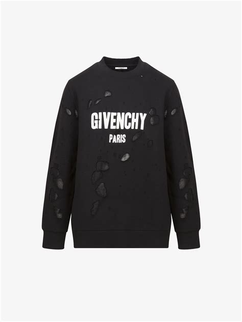 givenchy sweatshirt kids|givenchy destroyed sweatshirt.